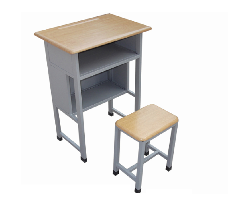 碧麗華板雙層課桌凳